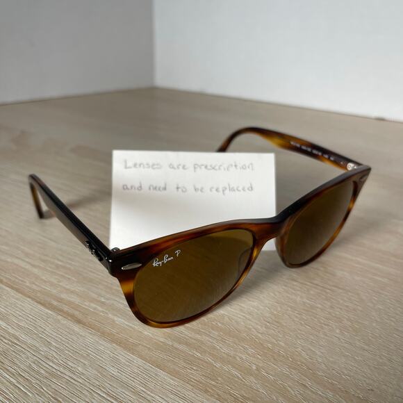 Ray-Ban RB2185 954/33 Wayfarer II Sunglasses Tortoise Shell FRAME ONLY 55-18-145 - Picture 1 of 8